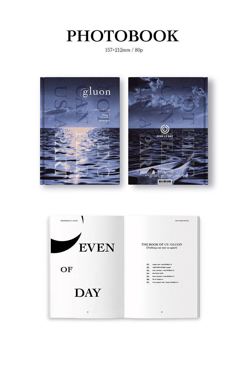 DAY6 (EVEN OF DAY) MINI ALBUM VOL. 1 - THE BOOK OF US : GLUON – NOTHING CAN TEAR US APART