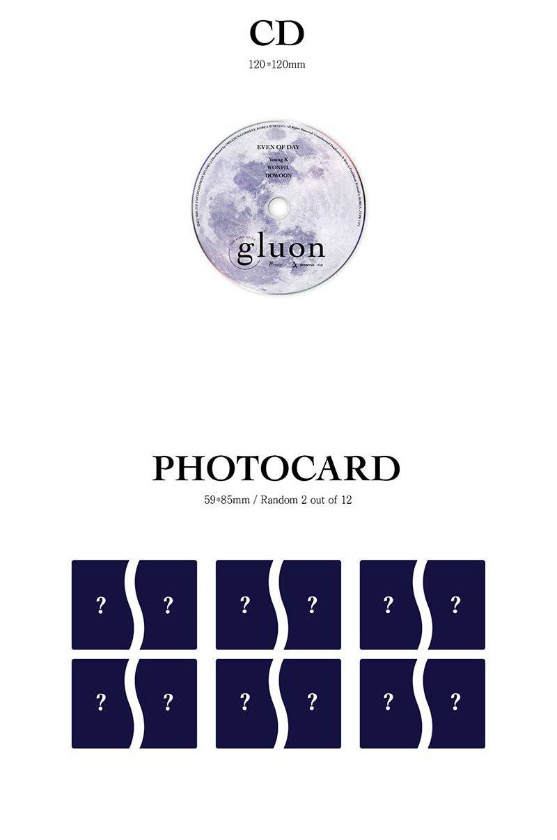 DAY6 (EVEN OF DAY) MINI ALBUM VOL. 1 - THE BOOK OF US : GLUON – NOTHING CAN TEAR US APART