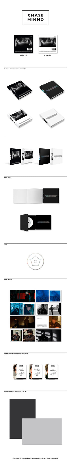 SHINEE : MINHO MINI ALBUM VOL. 1 - CHASE (COMPLETE VERSION)