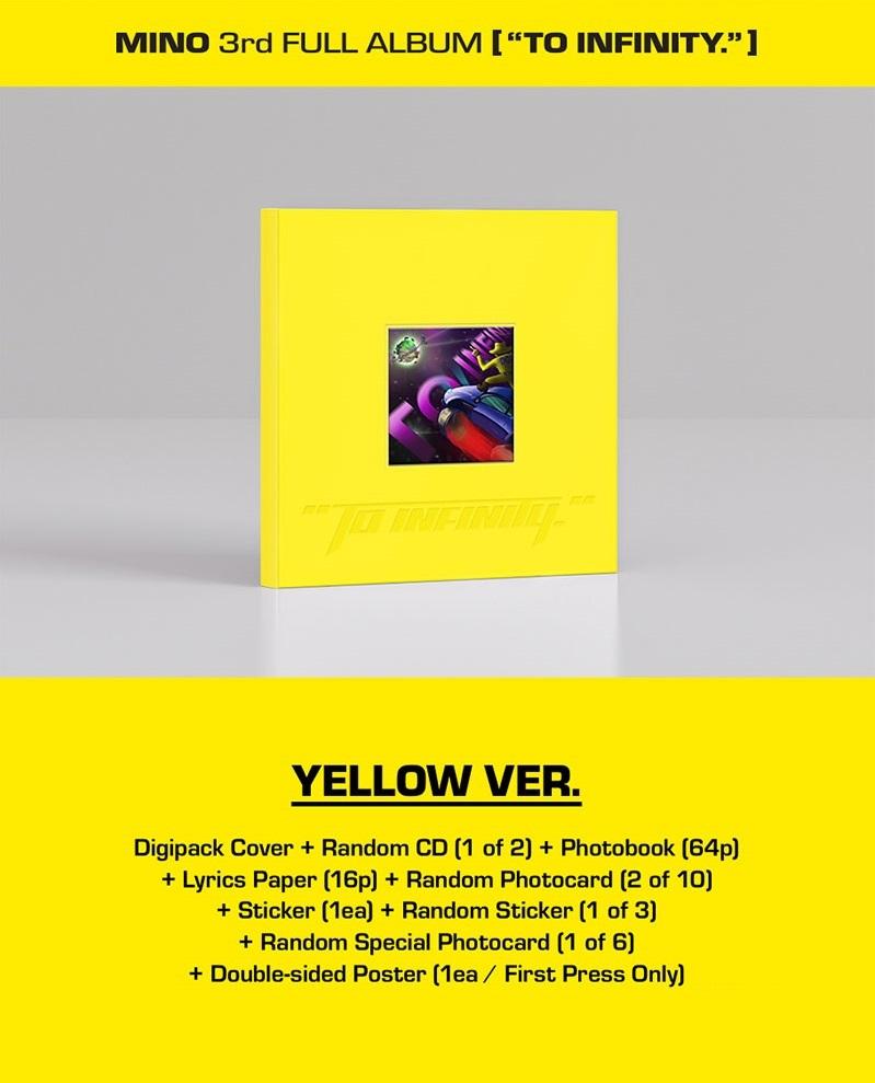 MINO 3RD FULL ALBUM - "TO INFINITY."