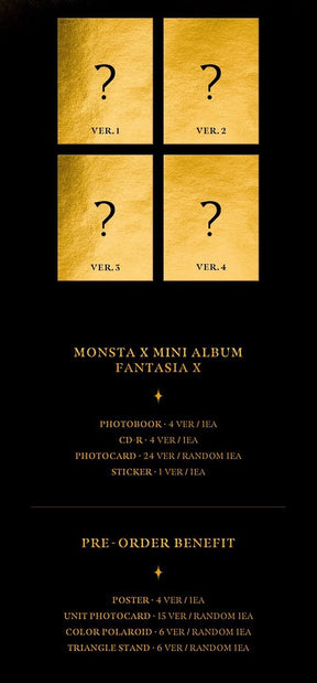 MONSTA X MINI ALBUM - FANTASIA X