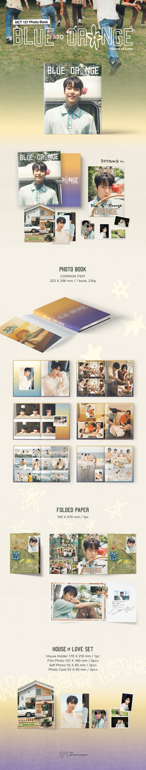 NCT 127 PHOTOBOOK - BLUE TO ORANGE : HOUSE OF LOVE