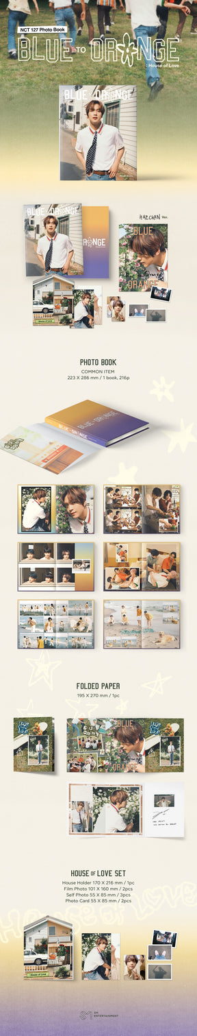 NCT 127 PHOTOBOOK - BLUE TO ORANGE : HOUSE OF LOVE