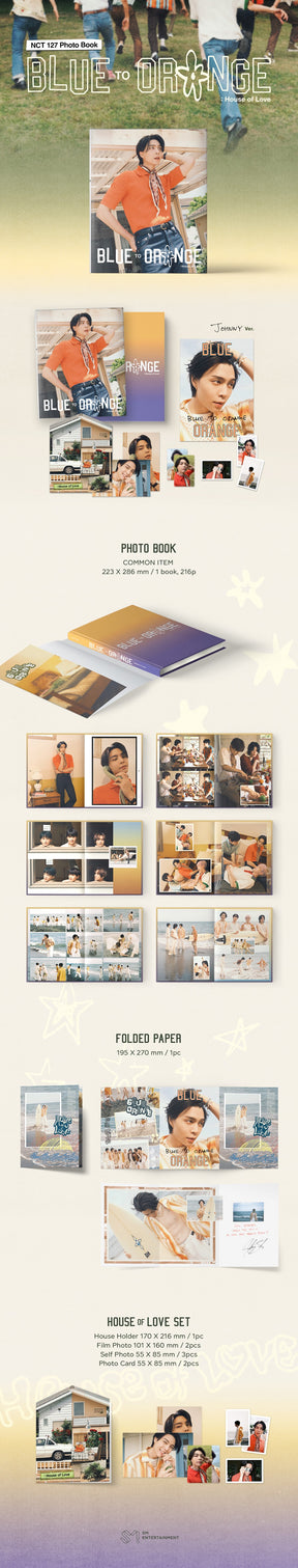 NCT 127 PHOTOBOOK - BLUE TO ORANGE : HOUSE OF LOVE
