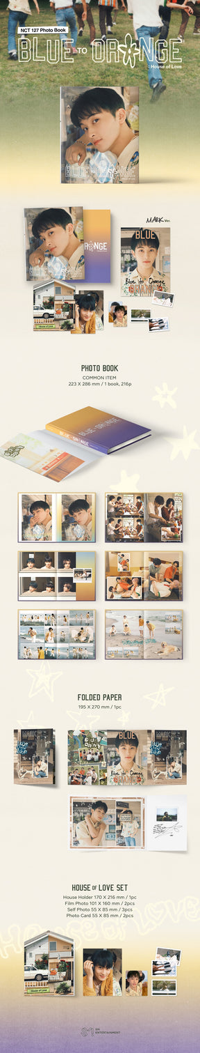 NCT 127 PHOTOBOOK - BLUE TO ORANGE : HOUSE OF LOVE