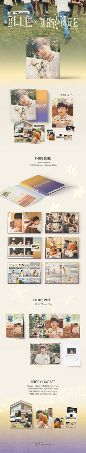 NCT 127 PHOTOBOOK - BLUE TO ORANGE : HOUSE OF LOVE
