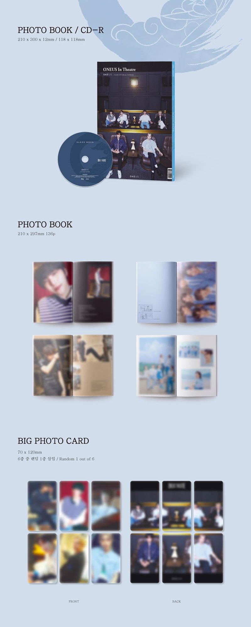 ONEUS Mini Album Vol. 6 - Blood Moon (Random Version)