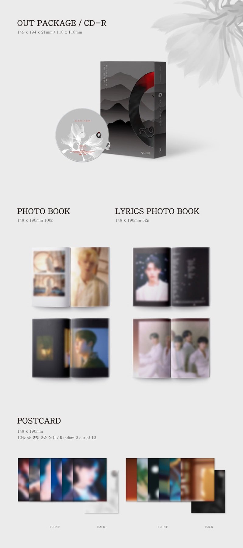 ONEUS Mini Album Vol. 6 - Blood Moon (Random Version)