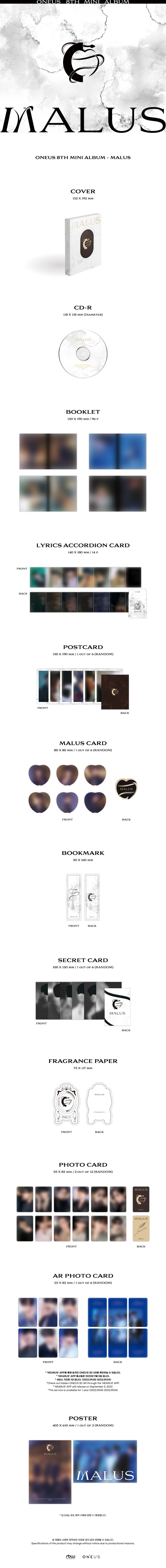 ONEUS Mini Album Vol. 8 - MALUS (Main Version)