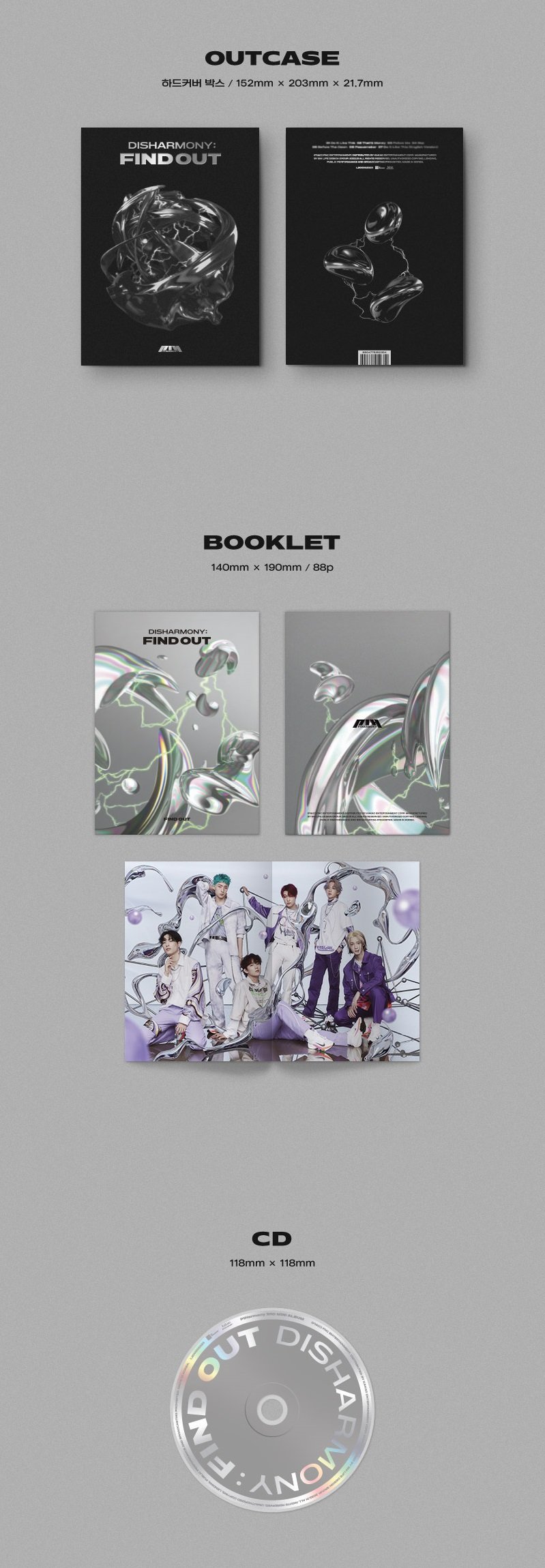 P1HARMONY MINI ALBUM VOL. 3 - DISHARMONY : FIND OUT
