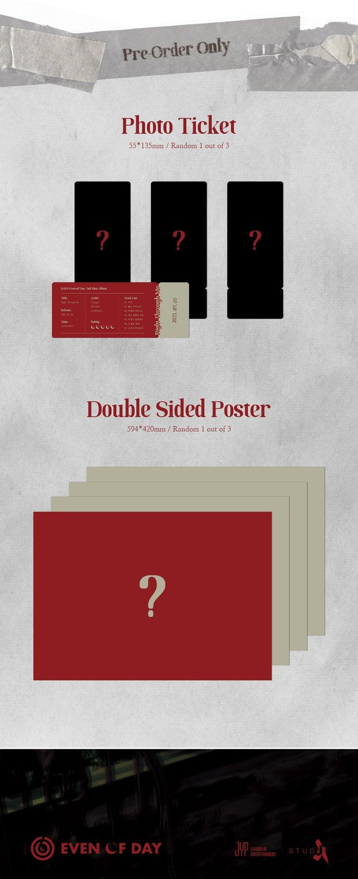 DAY6 (EVEN OF DAY) MINI ALBUM VOL. 2 - RIGHT THROUGH ME