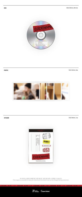 ITZY：CODENAME: SECRET ITZY' SECRET STORE - BEHIND DVD PHOTOBOOK PACKAGE