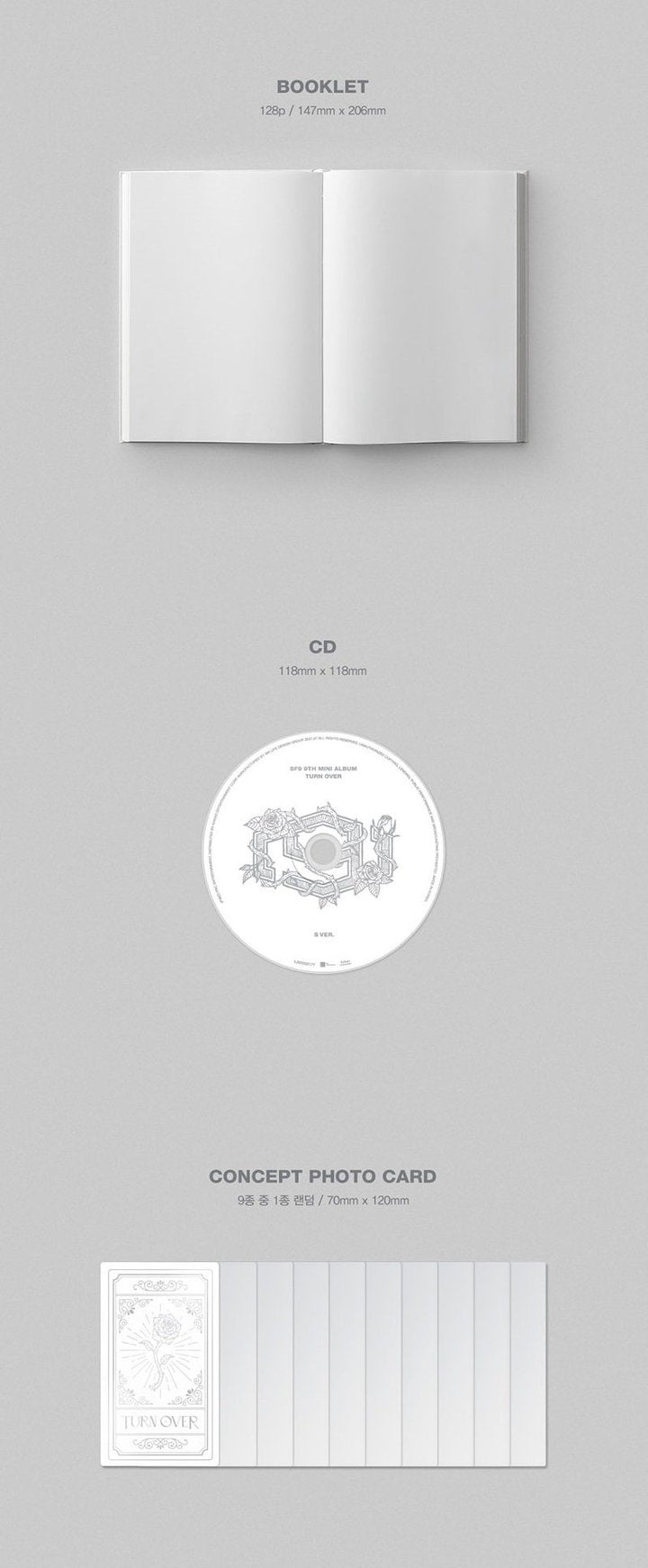 SF9 Mini Album Vol. 9 - TURN OVER (Random Version)
