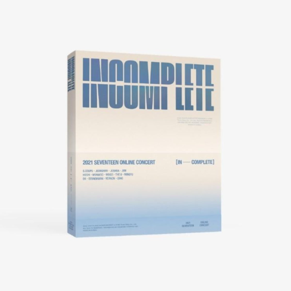 SEVENTEEN 2021 ONLINE CONCERT IN-COMPLETE (BLU-RAY) (KOREA VERSION)