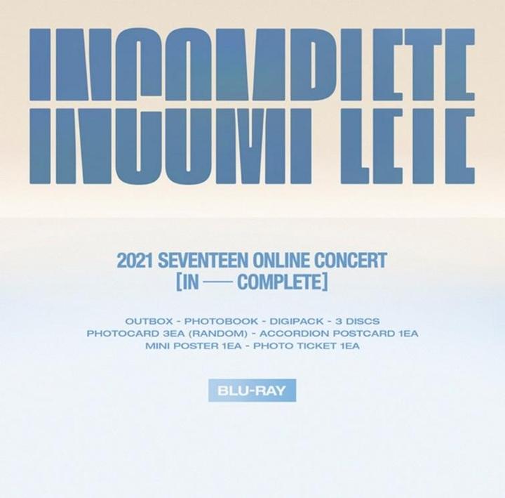 SEVENTEEN 2021 ONLINE CONCERT IN-COMPLETE (BLU-RAY) (KOREA VERSION)