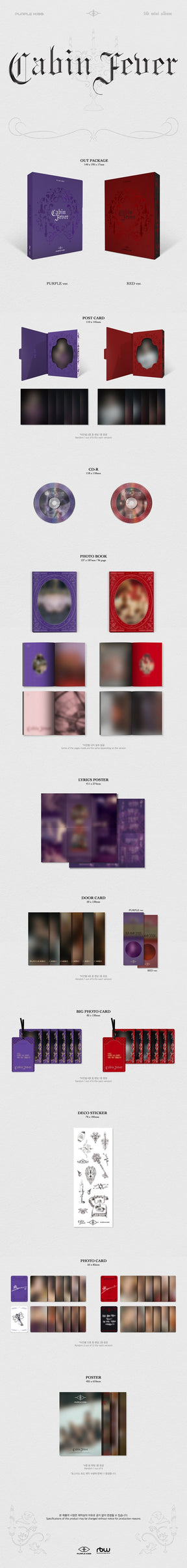 PURPLE KISS MINI ALBUM VOL. 5 - CABIN FEVER