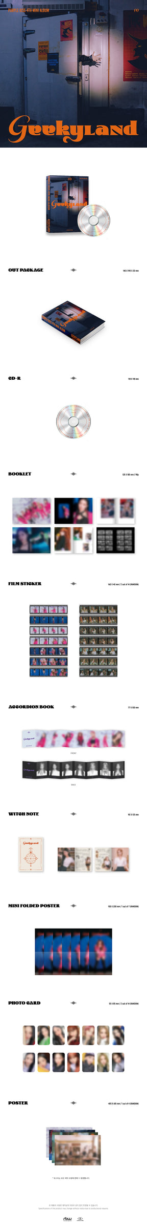 PURPLE KISS MINI ALBUM VOL. 4 - GEEKYLAND