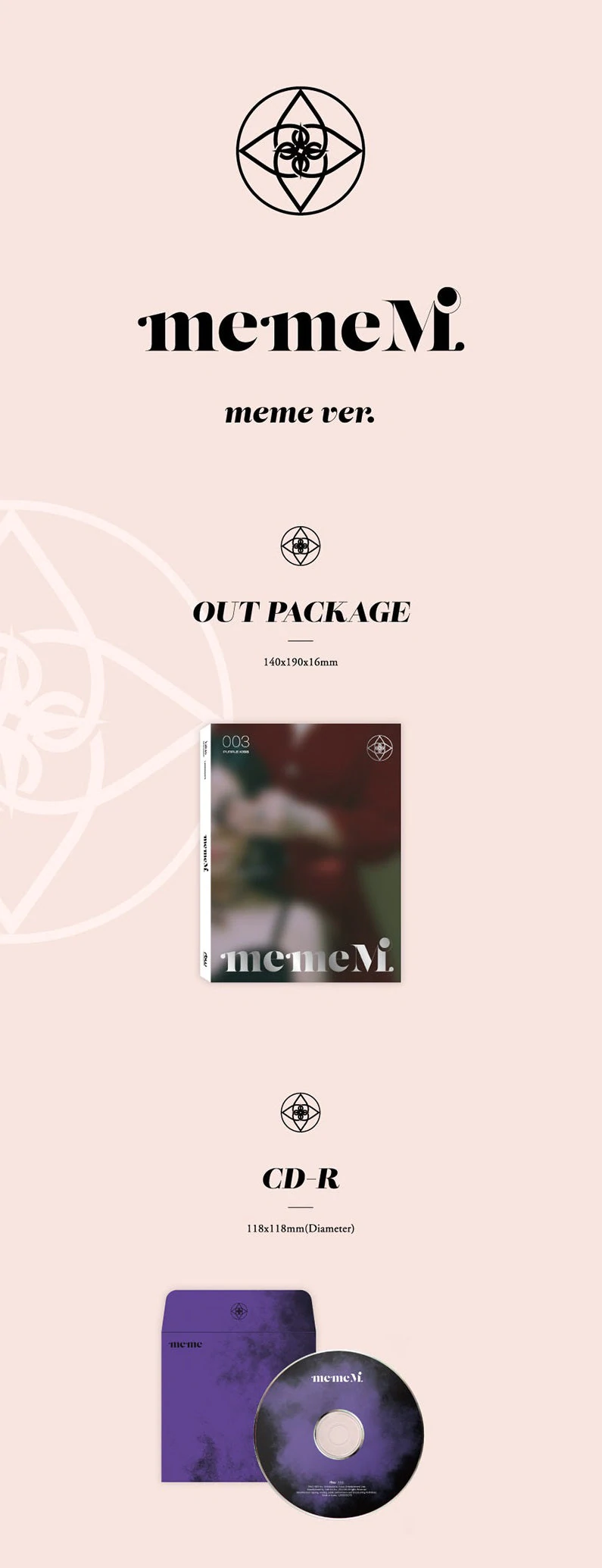 PURPLE KISS MINI ALBUM VOL. 3 - MEMEM
