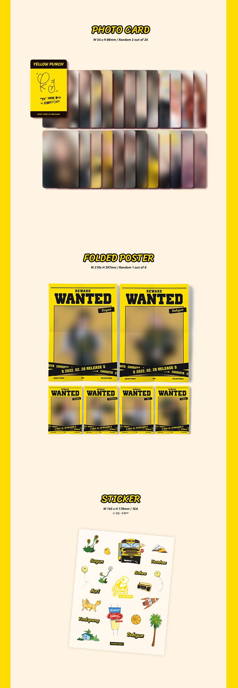 ROCKET PUNCH MINI ALBUM VOL. 4 - YELLOW PUNCH