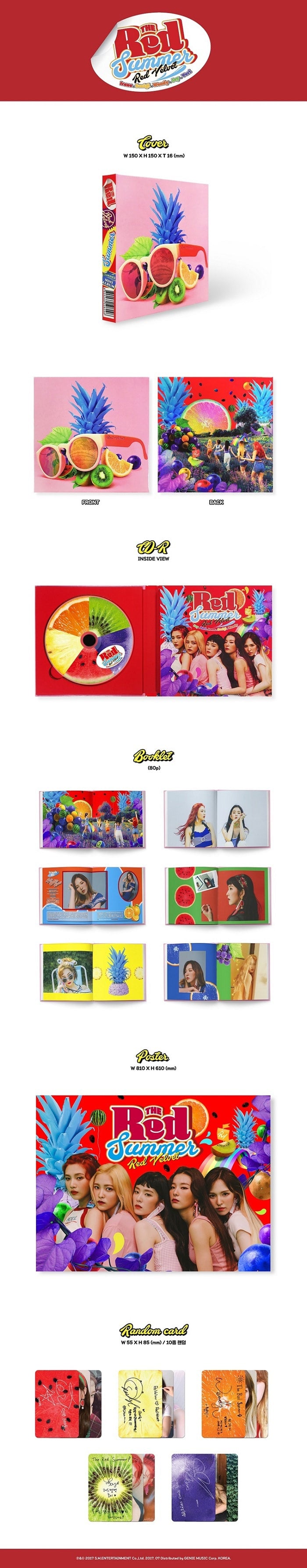 RED VELVET SUMMER MINI ALBUM - THE RED SUMMER
