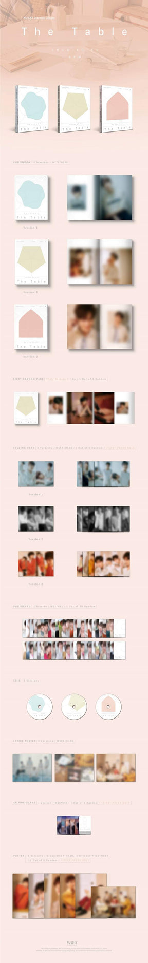 NU'EST MINI ALBUM VOL. 7 - THE TABLE