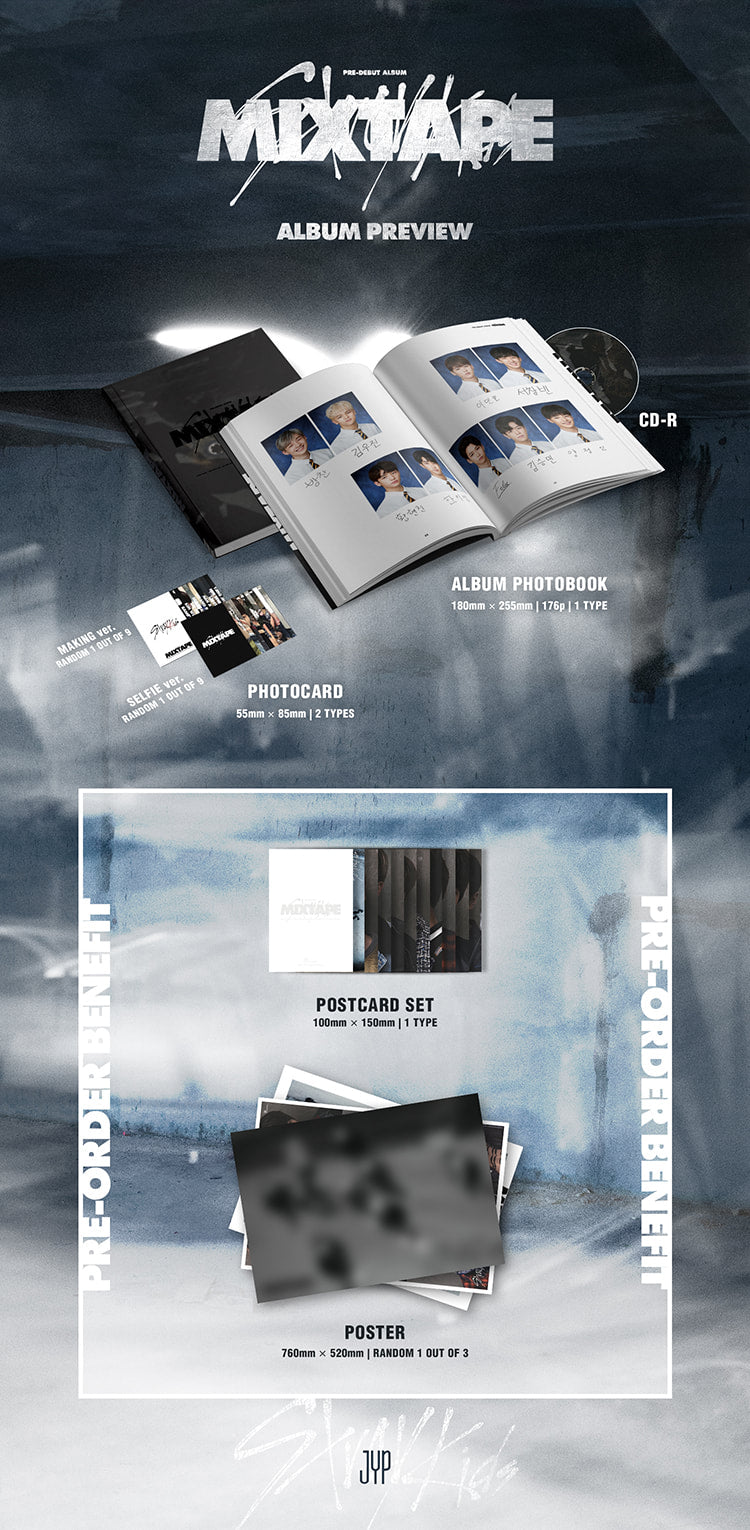 STRAY KIDS PRE-DEBUT ALBUM - MIXTAPE
