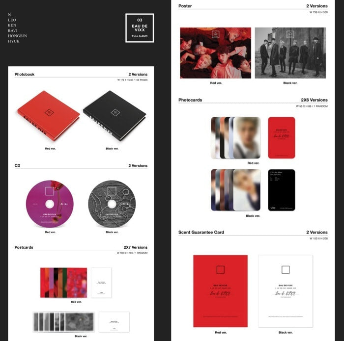 VIXX Vol. 3 - EAU DE VIXX (Random Version)