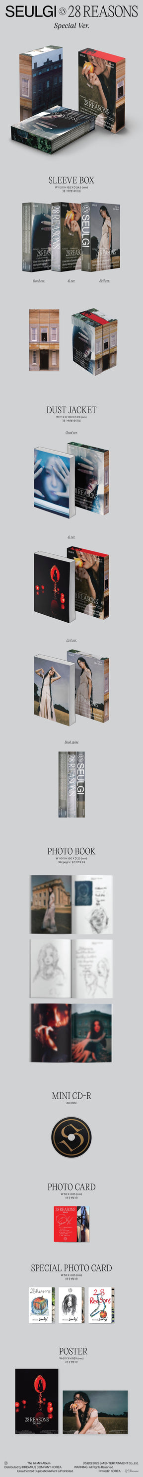 SEULGI 1st Mini Album - 28 Reasons