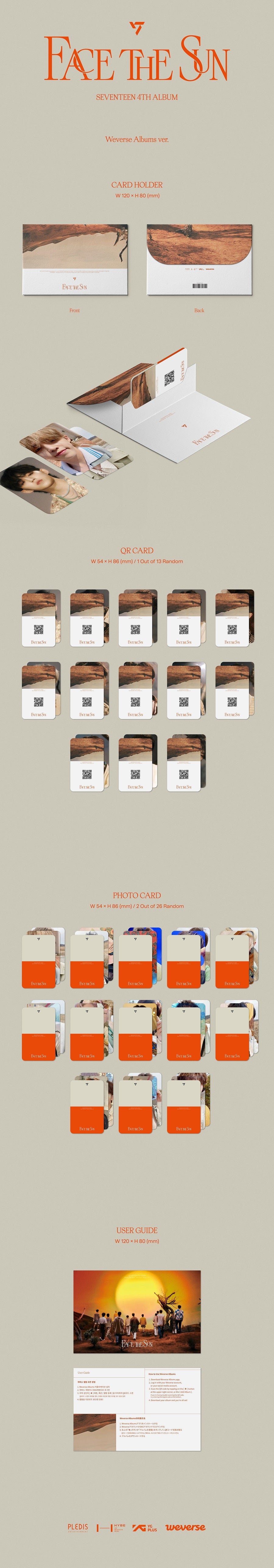 SEVENTEEN VOL. 4 - FACE THE SUN (WEVERSE ALBUMS VERSION)