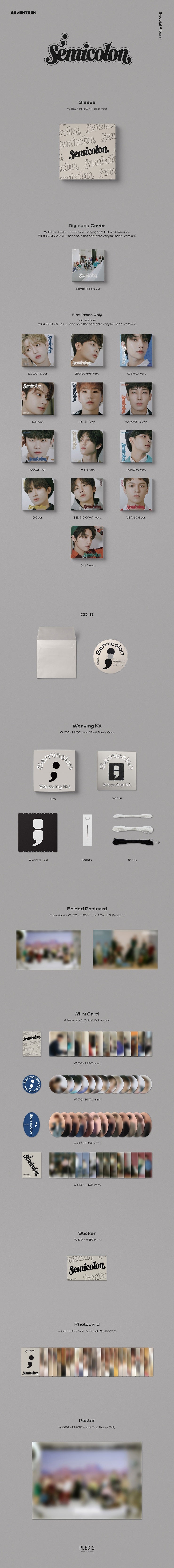 SEVENTEEN Special Album - ; [Semicolon] - Broadcast Entertainment & Fantasia