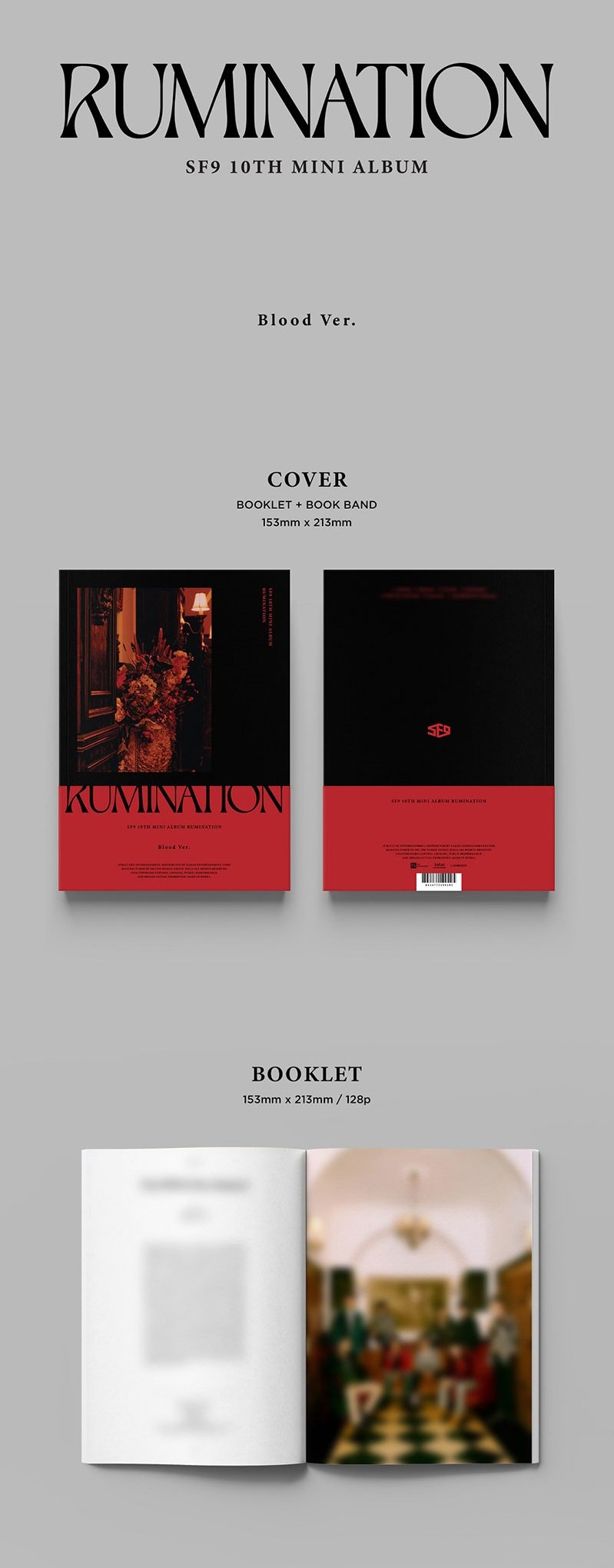 SF9 Mini Album Vol. 10 - RUMINATION (Random Version)