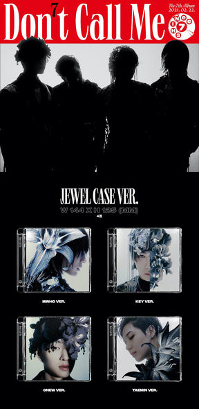 SHINee Vol. 7 - Don't Call Me (Jewel Case Version) - Broadcast Entertainment & Fantasia