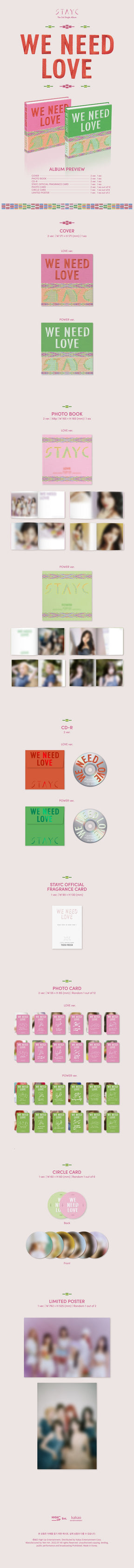 STAYC Single Album Vol. 3 - WE NEED LOVE