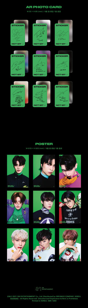 NCT 127 VOL. 3 - STICKER (JEWEL CASE VERSION)