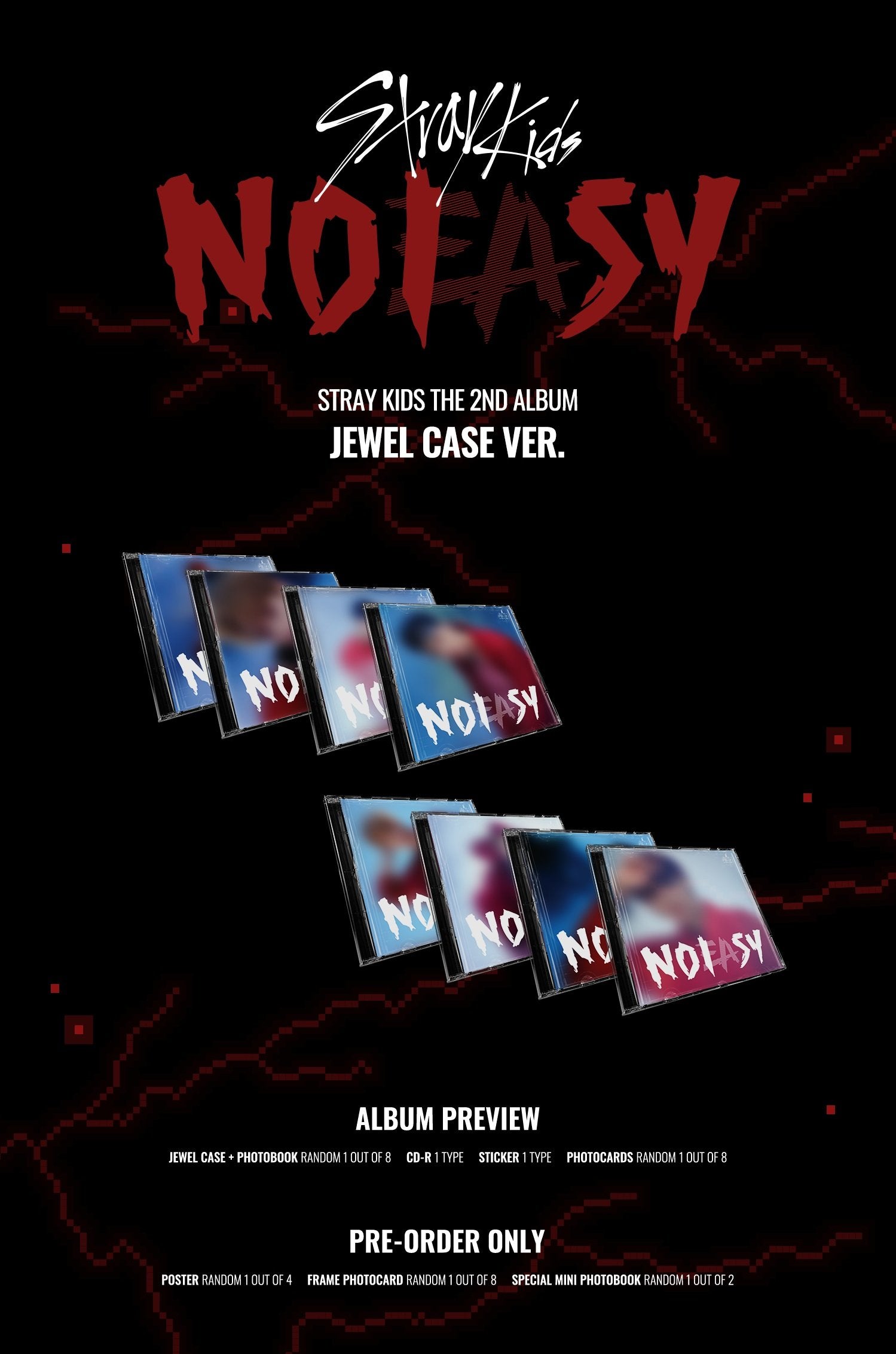 STRAY KIDS VOL. 2 - NOEASY (JEWEL CASE VERSION)