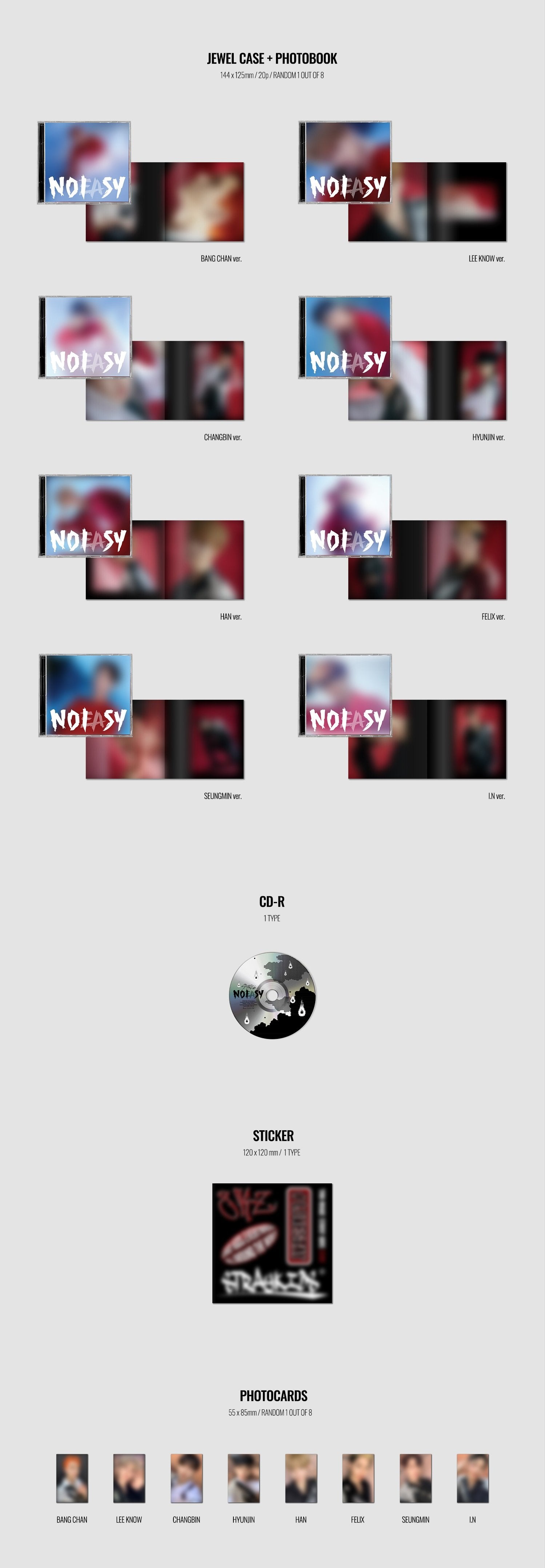 STRAY KIDS VOL. 2 - NOEASY (JEWEL CASE VERSION)