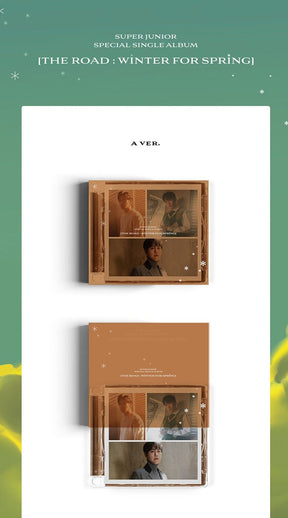 SUPER JUNIOR SPECIAL SINGLE ALBUM - THE ROAD: WINTER FOR SPRING (FIRST PRESS LIMITED EDITION)