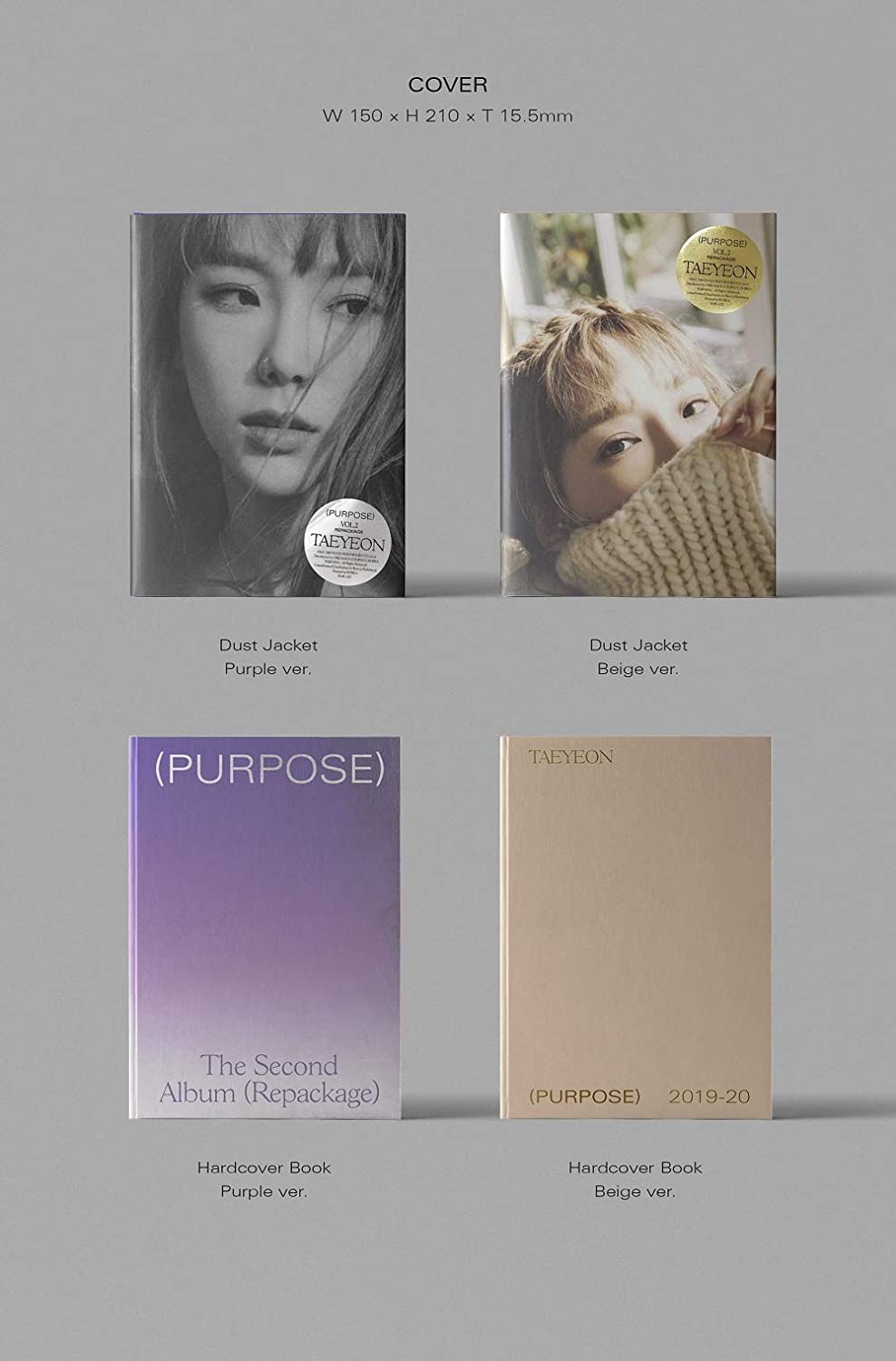 Tae Yeon Album Vol. 2 Repackage - Purpose (Random Version)