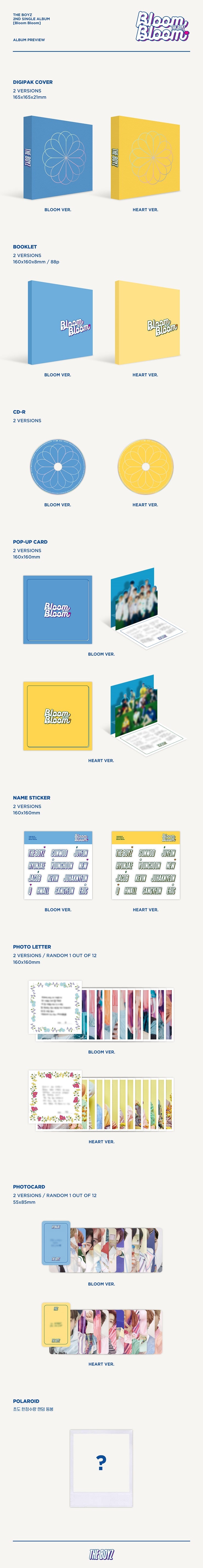 THE BOYZ SINGLE ALBUM VOL. 2 - BLOOM BLOOM