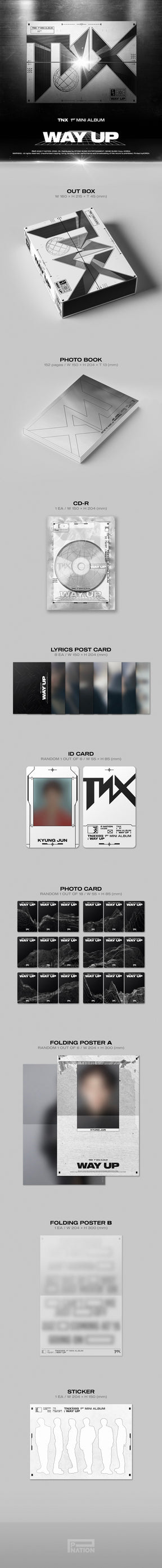 TNX Mini Album Vol. 1 - WAY UP
