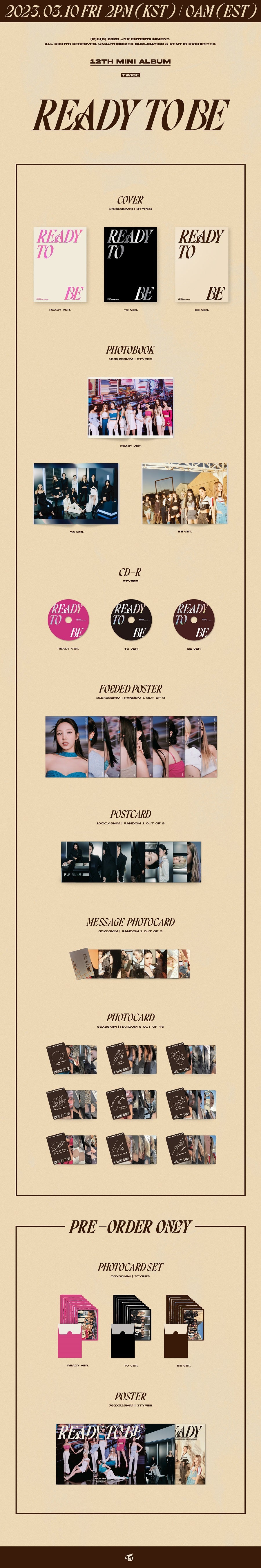 TWICE MINI ALBUM VOL. 12 - READY TO BE