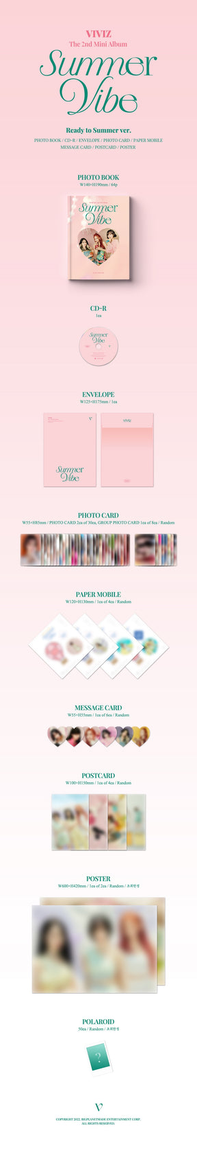 VIVIZ Mini Album Vol. 2 - Summer Vibe (Photobook Version)