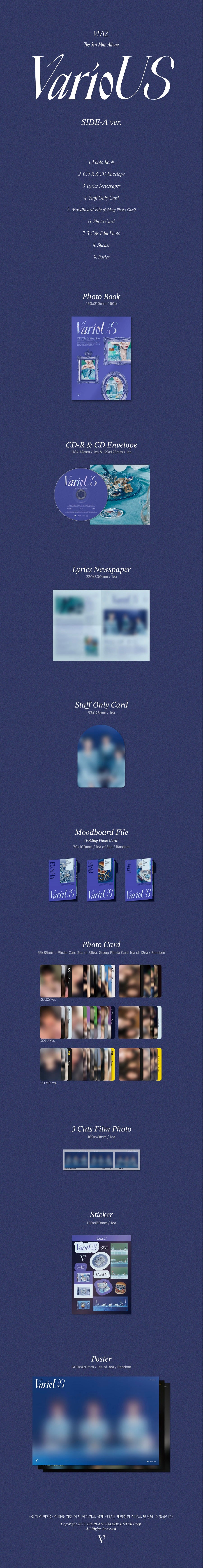 VIVIZ Mini Album Vol. 3 - VarioUS