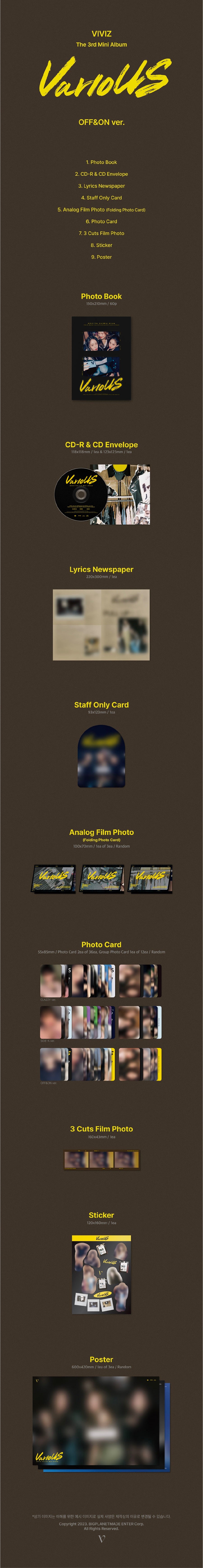 VIVIZ Mini Album Vol. 3 - VarioUS