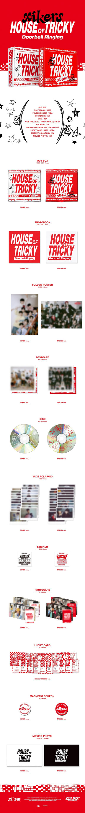 XIKERS MINI ALBUM VOL. 1 - HOUSE OF TRICKY : DOORBELL RINGING