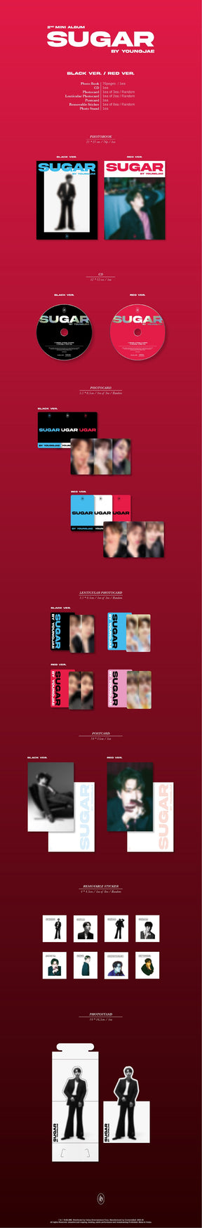 Young Jae Mini Album Vol. 2 - SUGAR (Random Version)